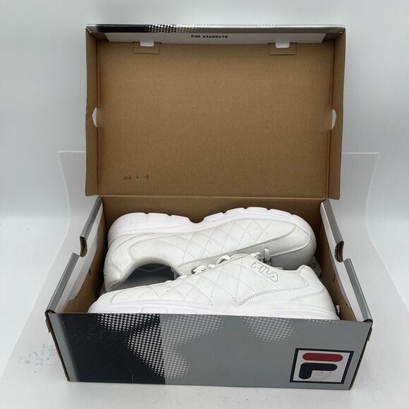 NEW Fila Fulcrum 3 Walking Shoe 5SC50117 101 White Woman’s Size 11 SEE PICTURES - Picture 1 of 5